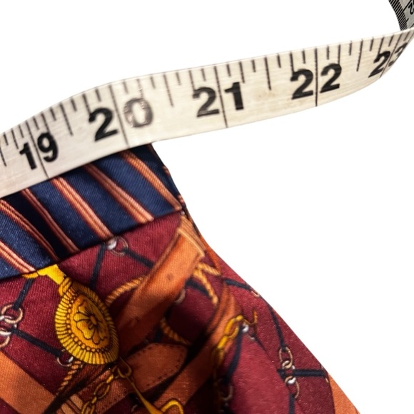 NWT Talbots Horse Bit Print Midi Skirt Lined Size 18 - Picture 4 of 6